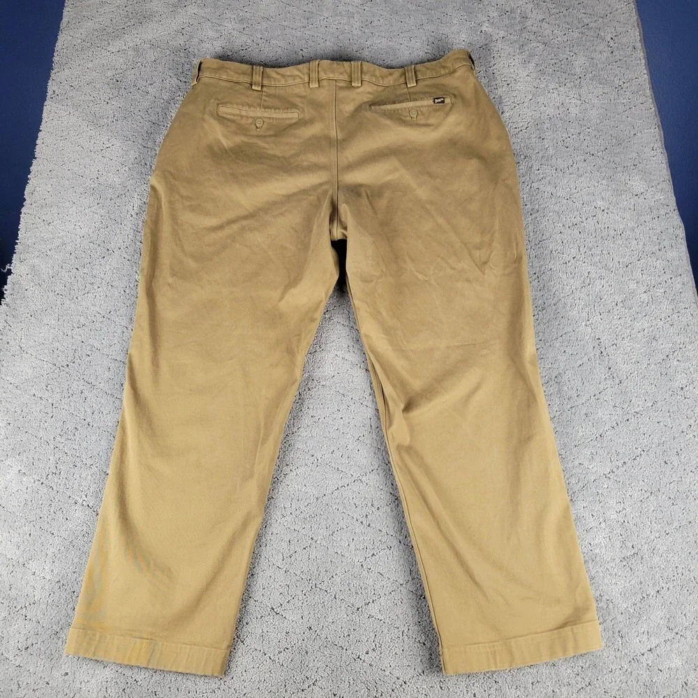 Duluth Pants Mens 44x30 Brown Duluthflex Ballroom Relaxed Fit Straight Leg